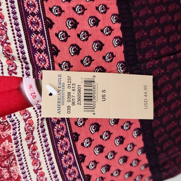 NWT American Eagle Outfitters SOFT&SEXY size small bohemian dress sleeveless - Picture 5 of 14